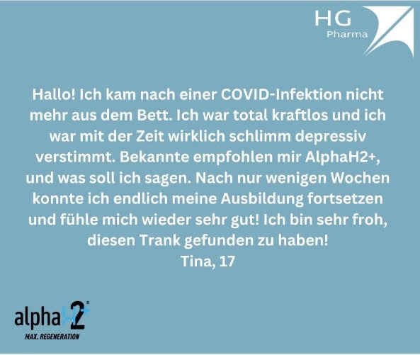 alphaH2+ fühlt sich stolz.